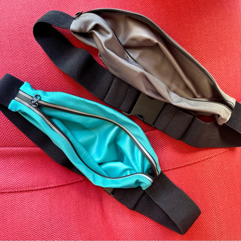 Set of Two Zippered Running/Workout Pouches